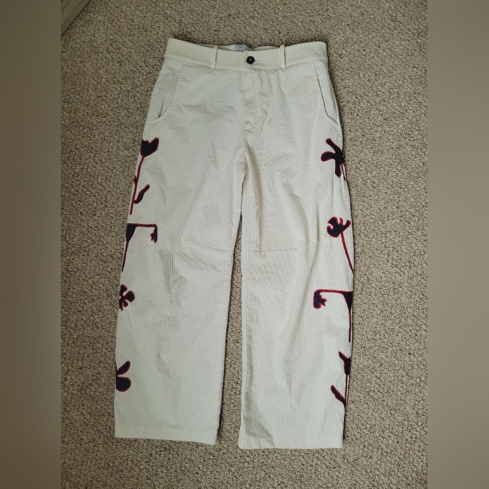 Anthropologie Velvet Pants - Picture 4 of 8